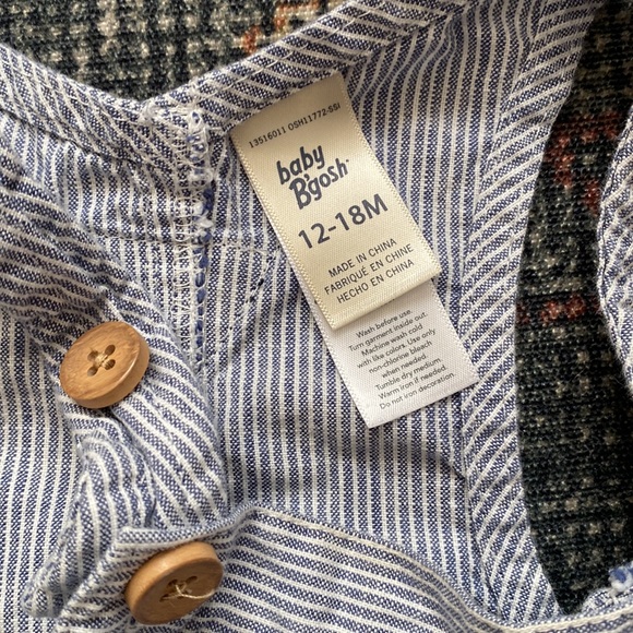 Baby B’gosh Pinstripe Romper • 12-18 Months - Picture 8 of 9
